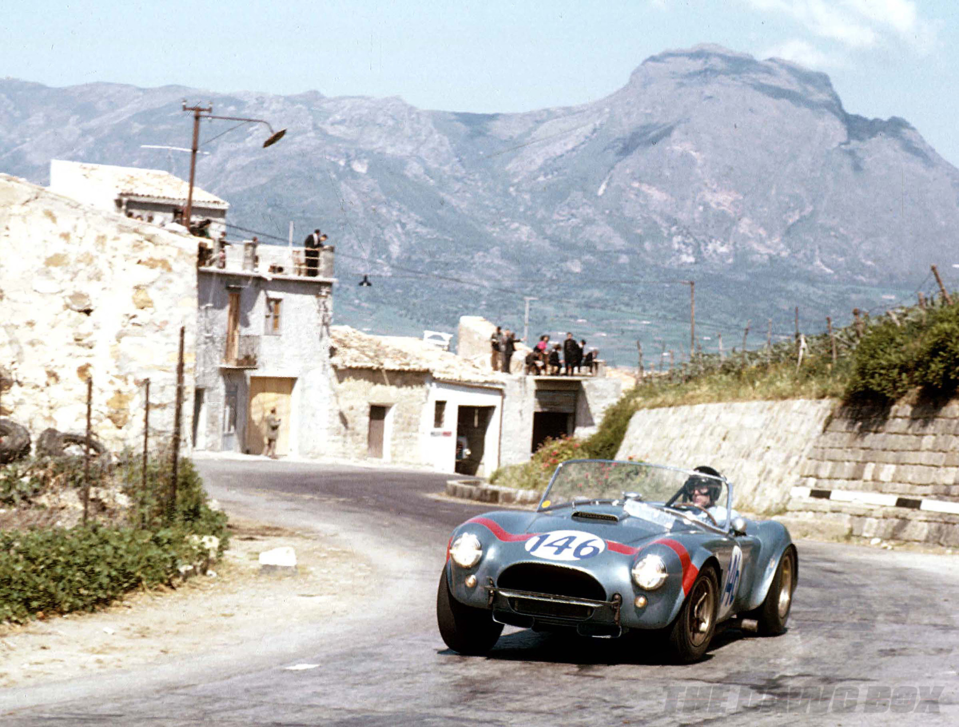Silver AC Shelby Cobra