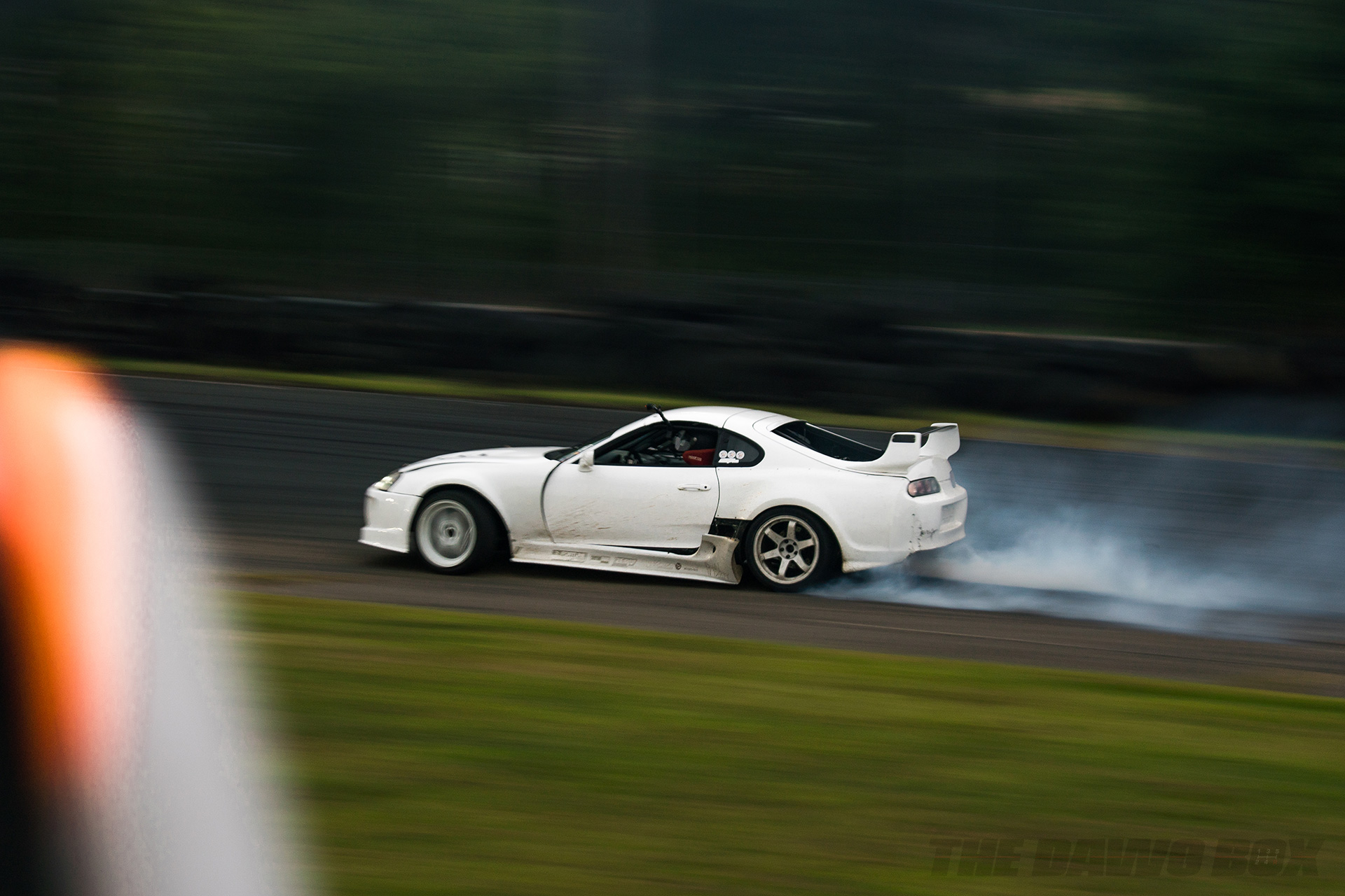 Toyota Supra drifting