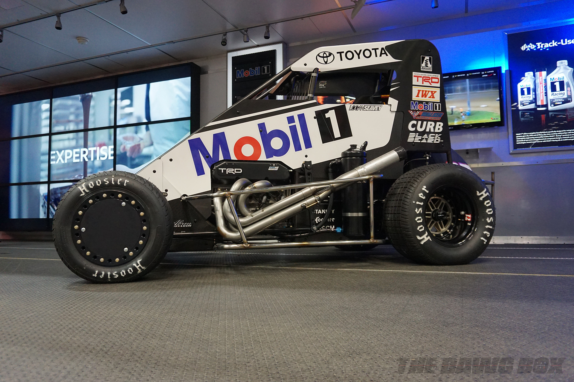 Toyota powered Sprint car with Hoosier Race Tires at Performance Racing Industry (PRI)