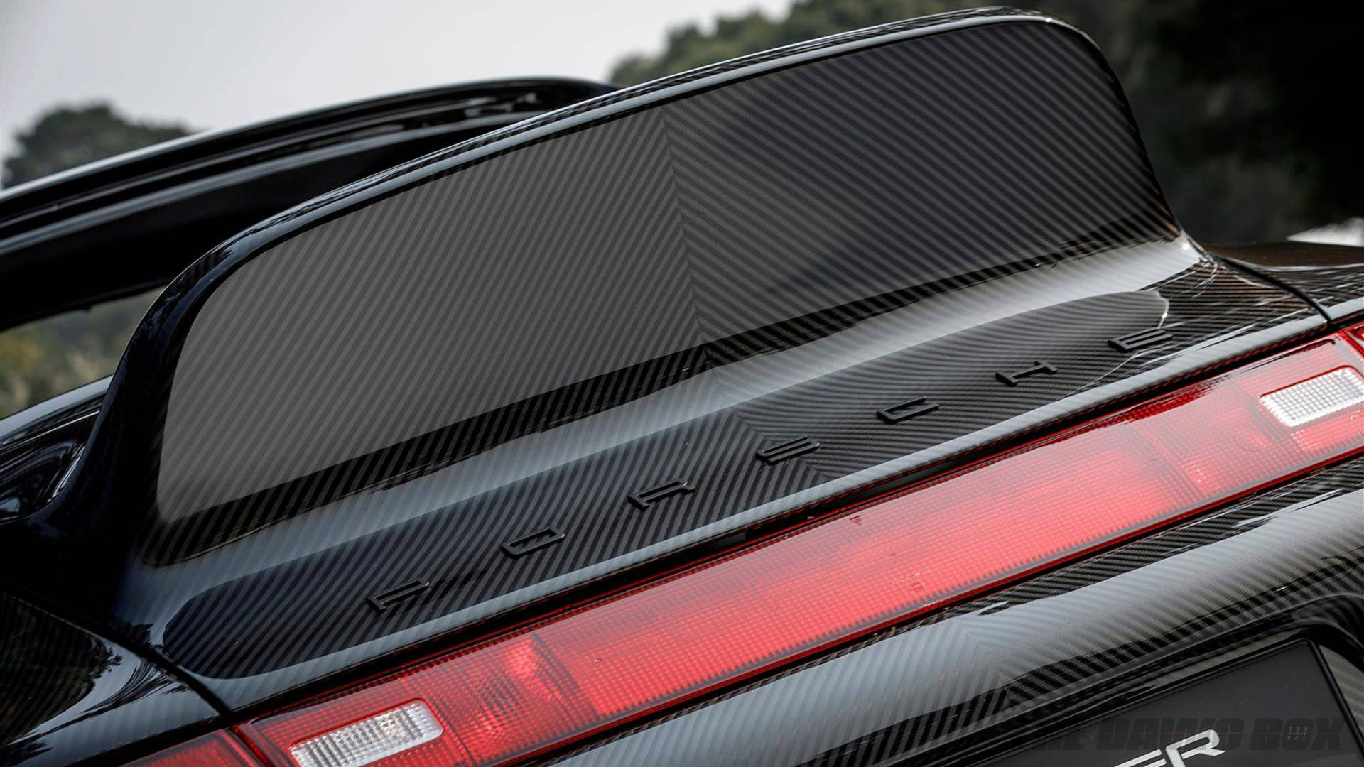 Carbon Fiber Porsche rear trunk