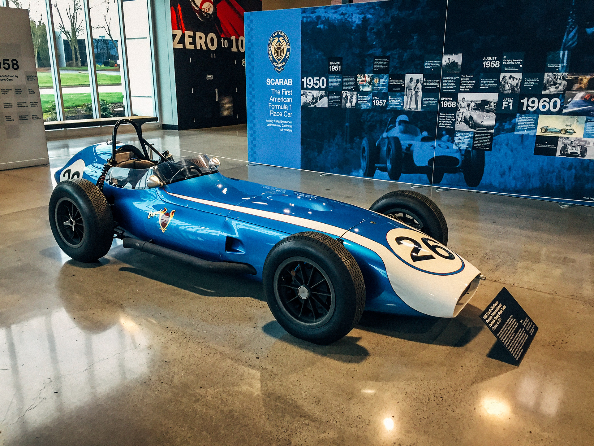 1960 Scarab-Offenhauser Formula One Racing Single-Seater at the World of Speed Museum