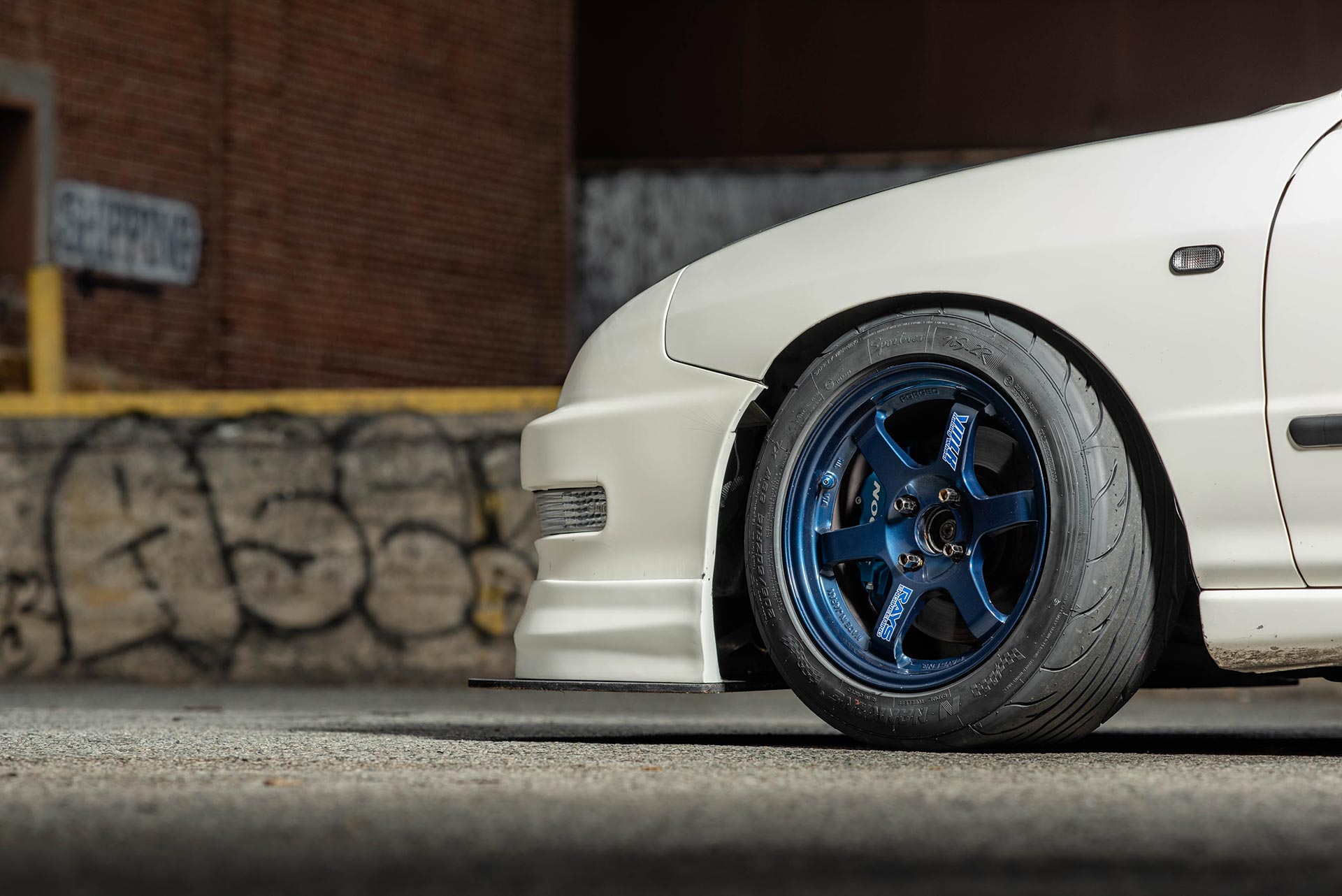 Acura Integra with UHP tires
