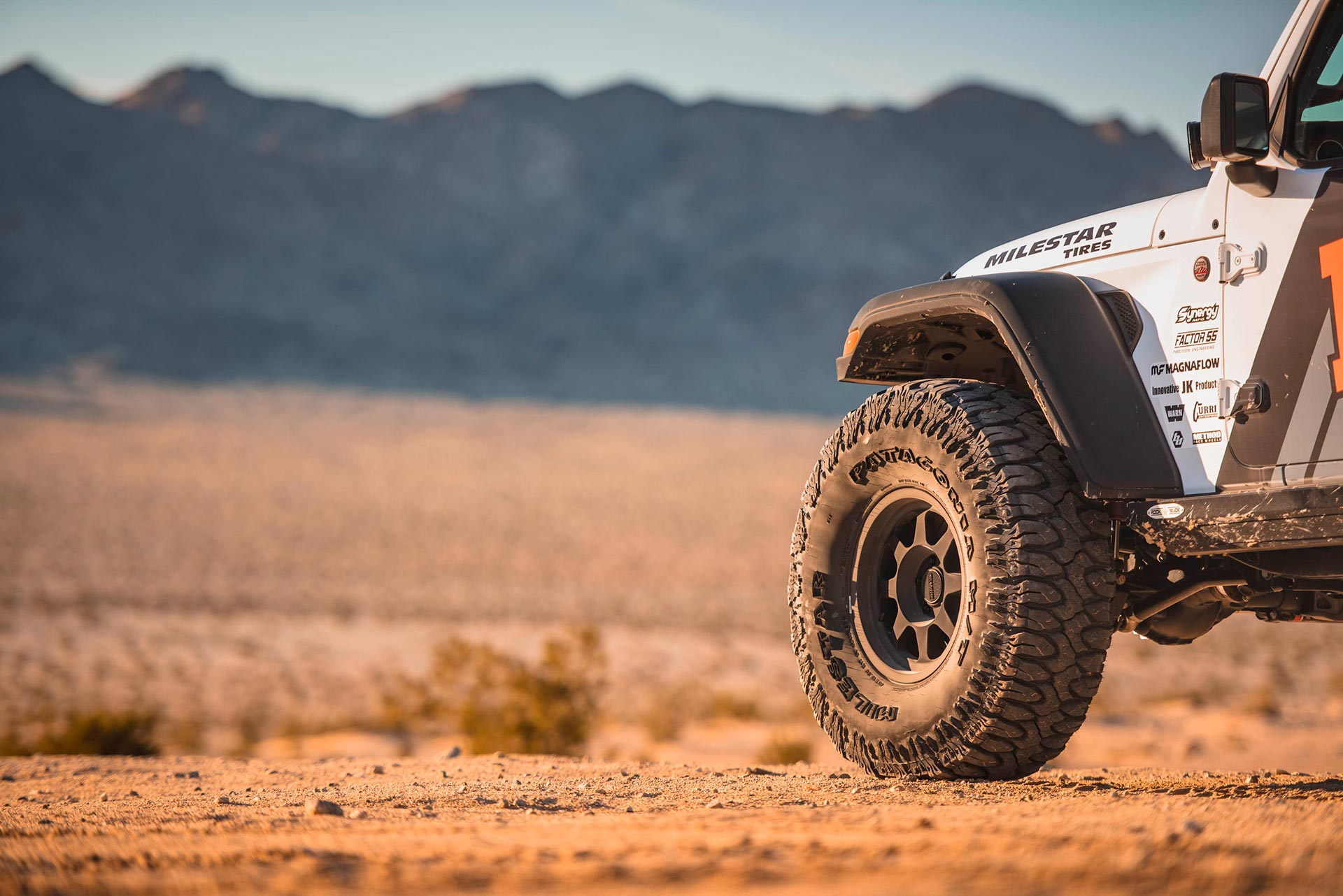 40 inch Milestar Patagonia Tires on Jeep JL