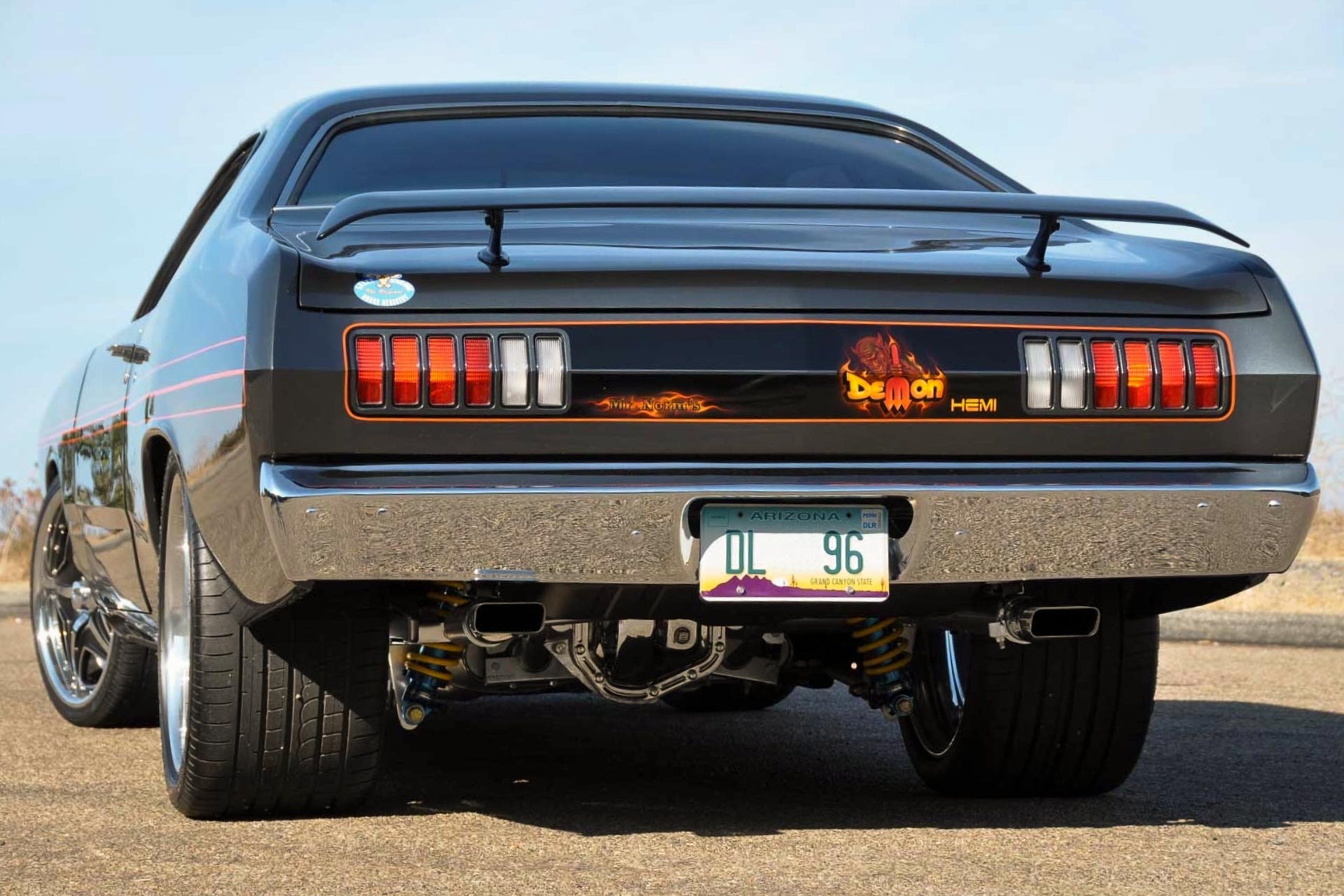 1971 Dodge Demon with a HEMI rear shot