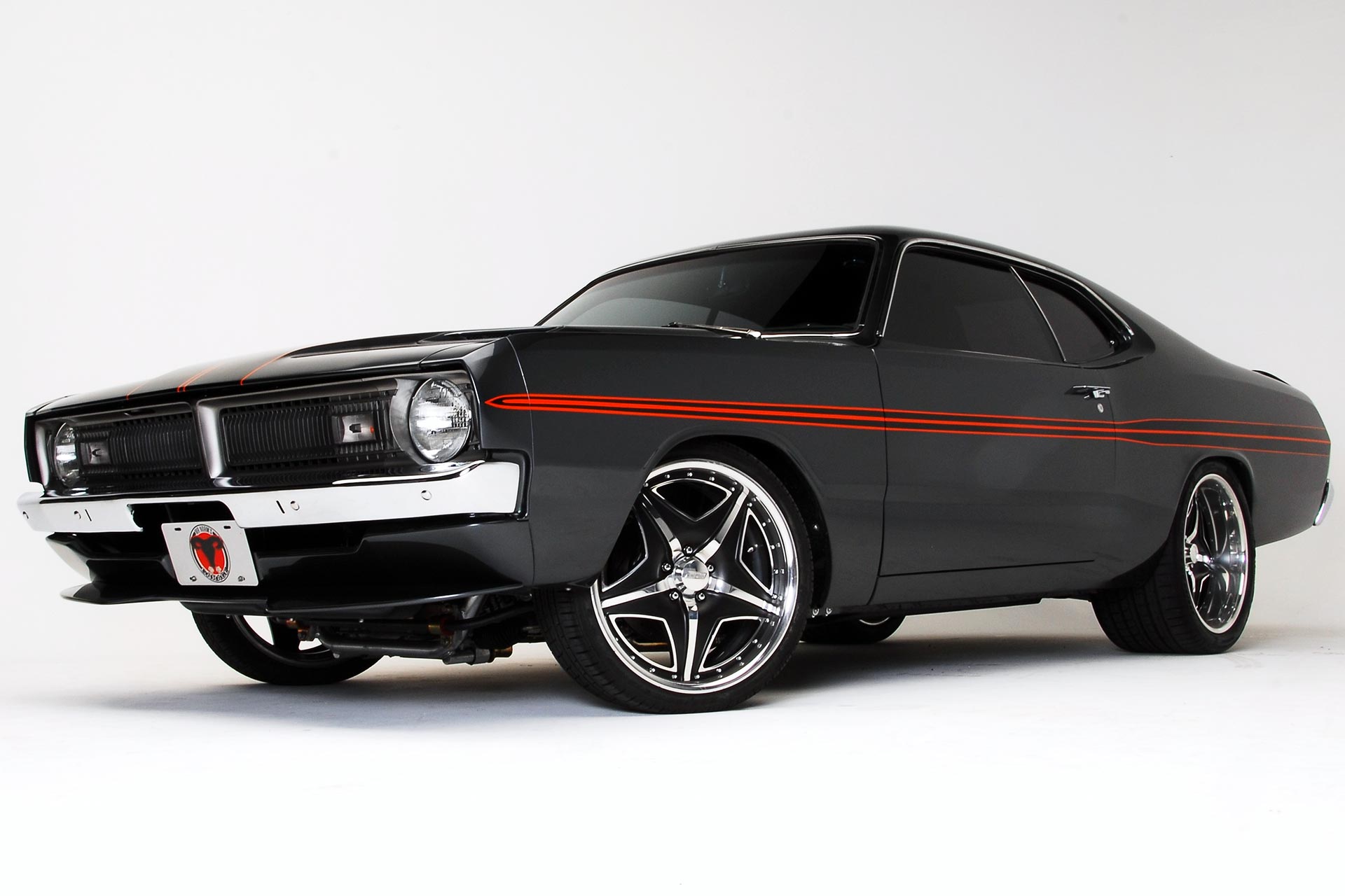 1971 Dodge Demon in a cove