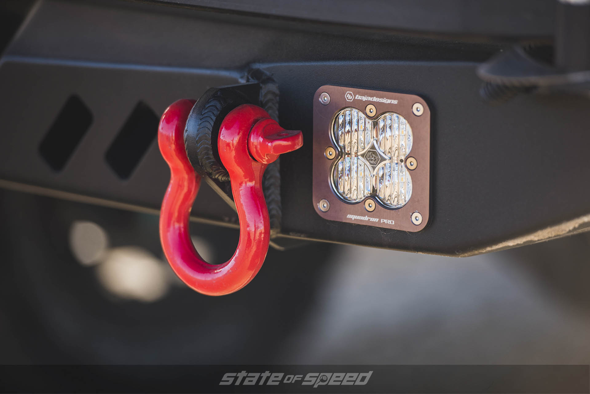 Hook and light on Toyota Tacoma