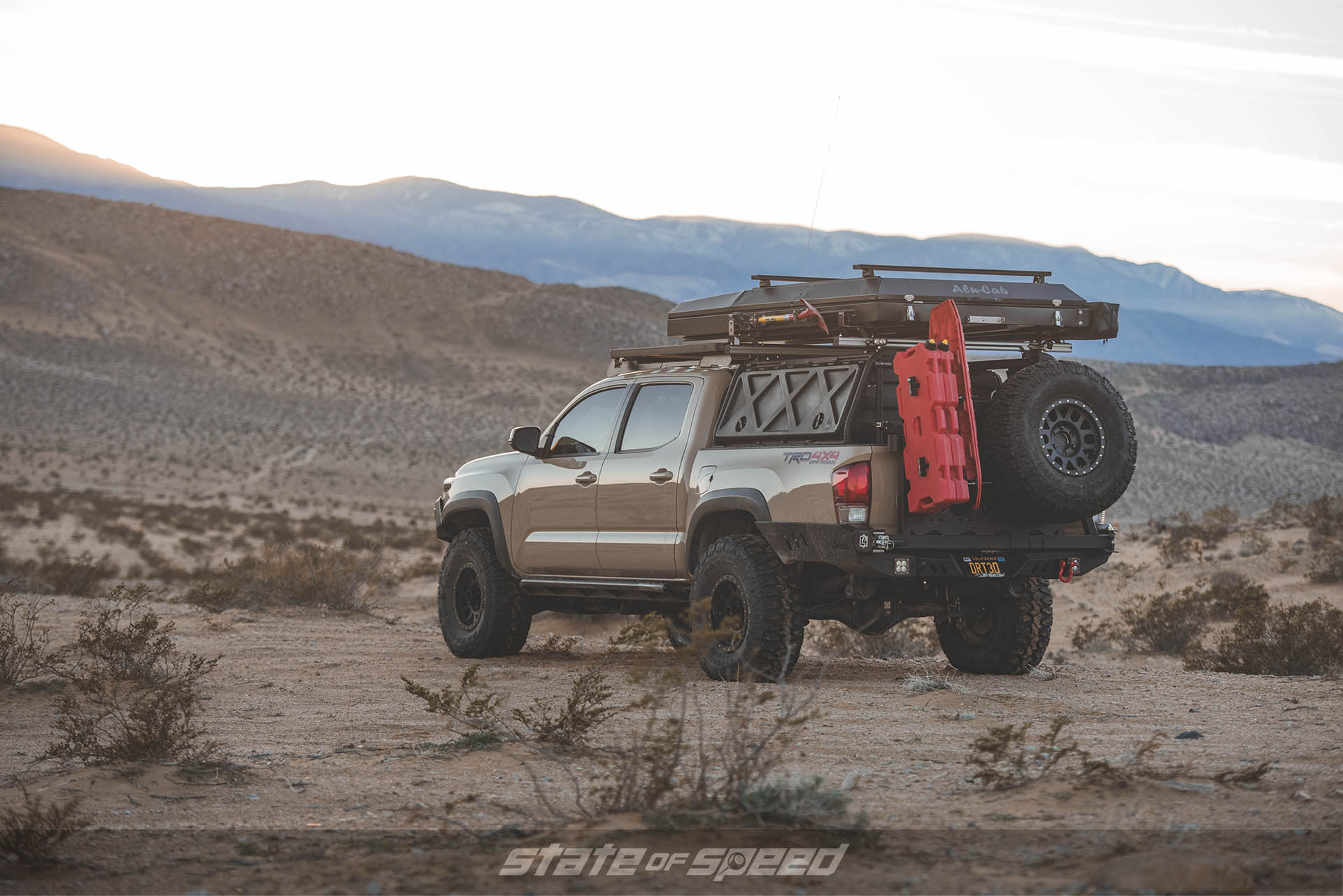 Tan Toyota Tacoma on Milestar Patagonia M/Ts with Off-Road Mods