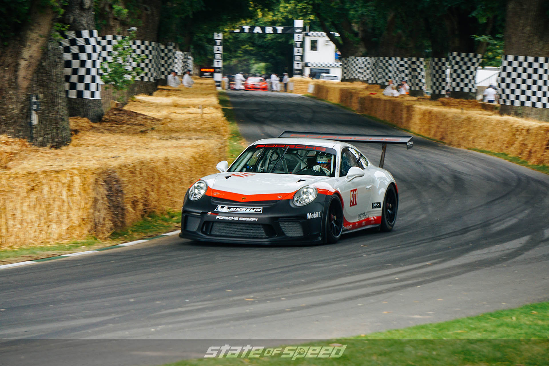 Porsche racing at Goodwood festival of speed
