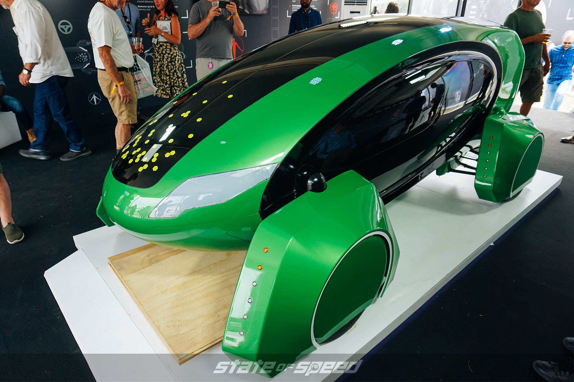 Driverless car at Goodwood festival of speed