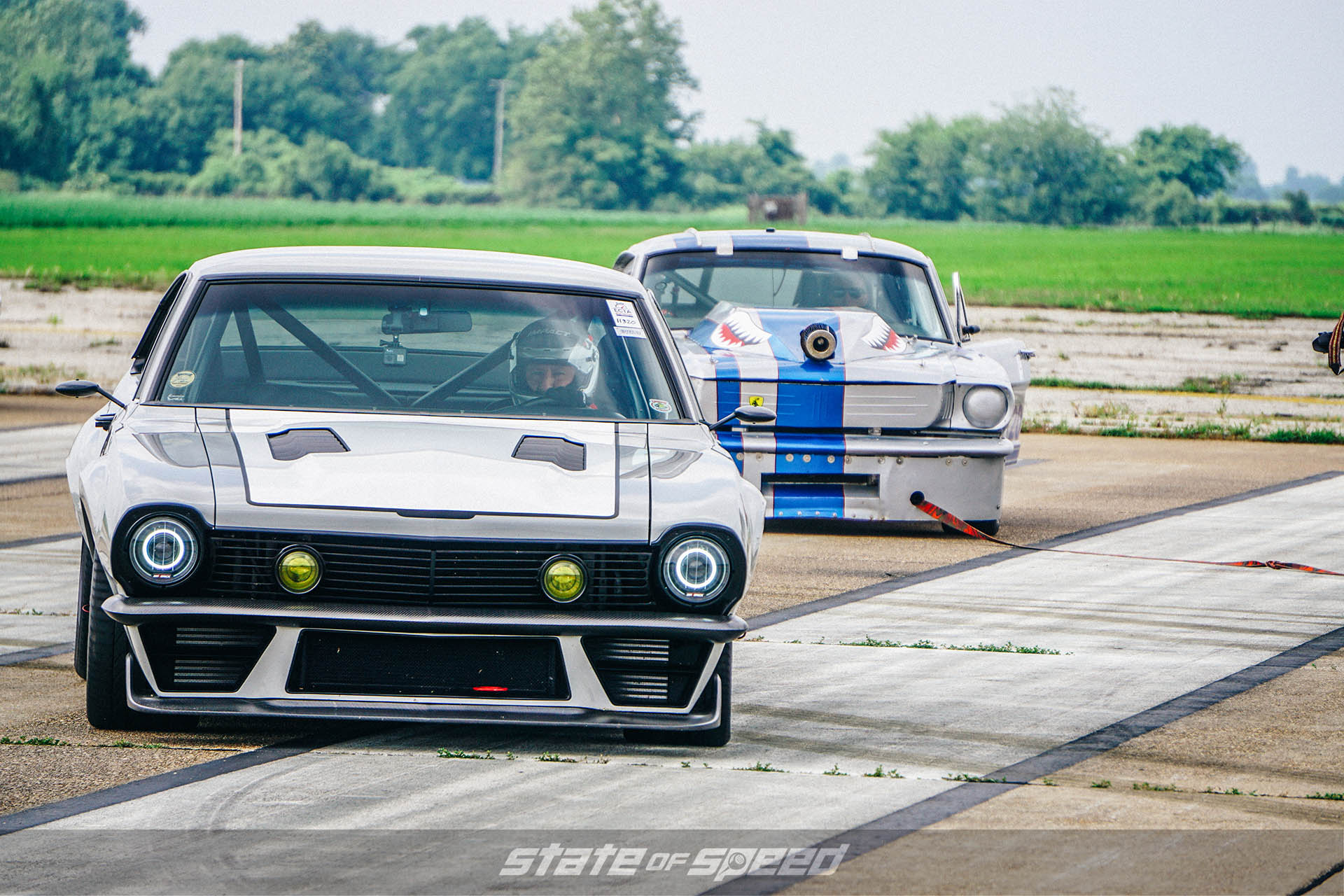 racing a ford maverick