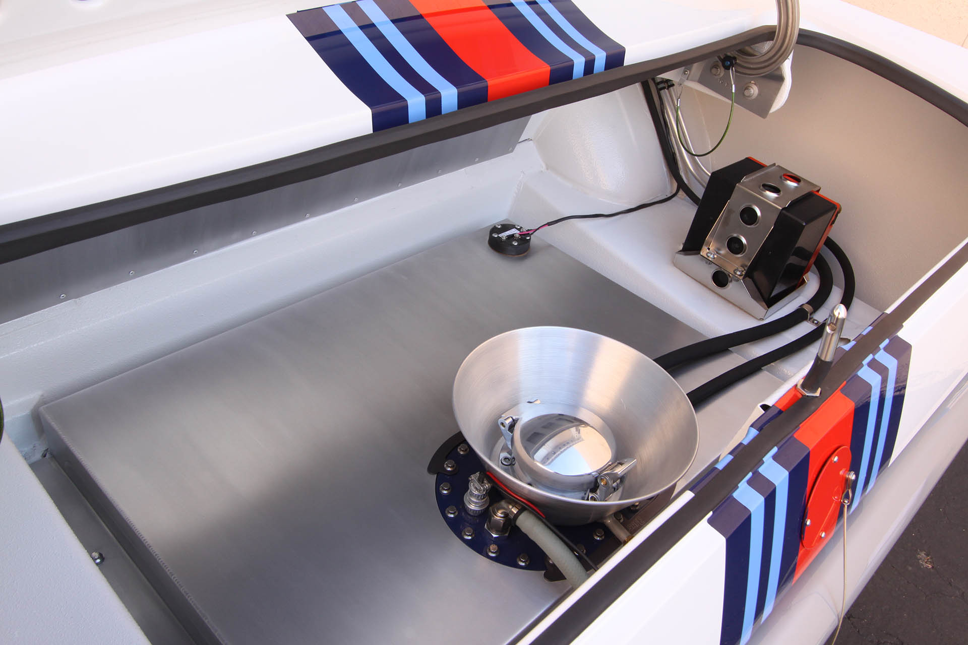 Martini Mustang custom fuel tank