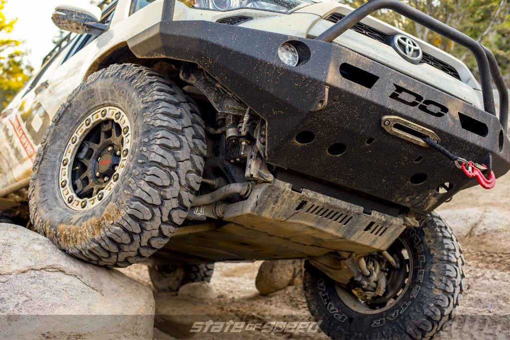 Toyota Tacoma rock crawling