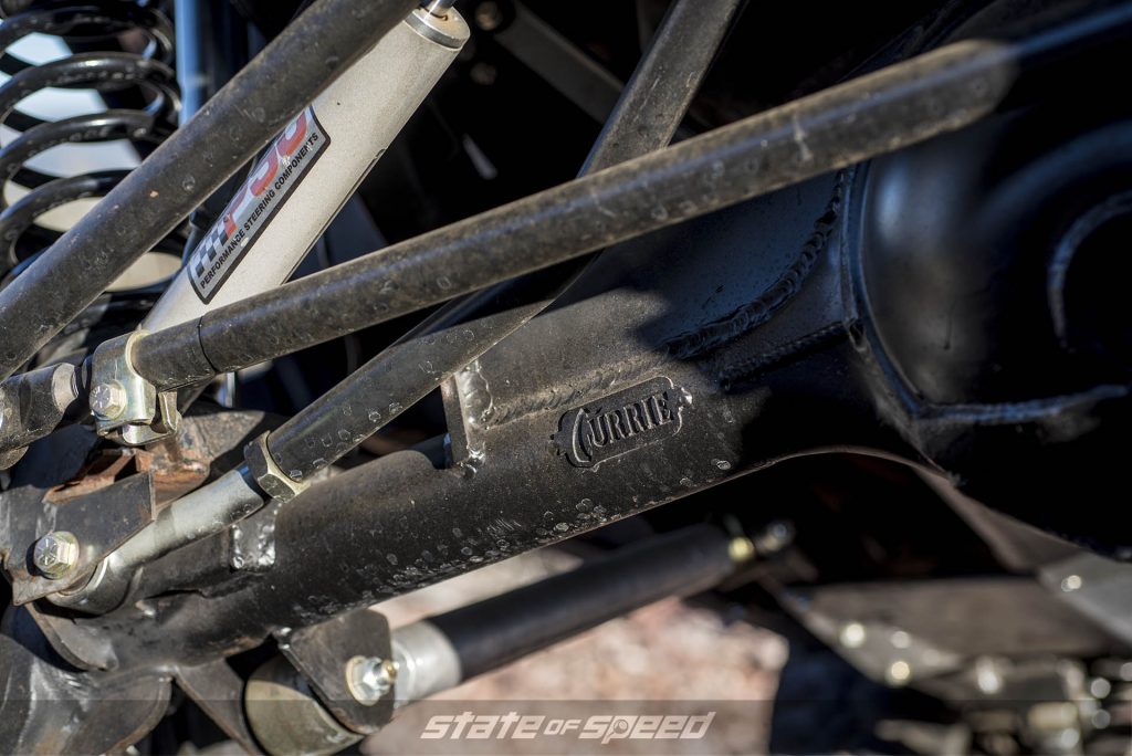 Multi link suspension on a Jeep
