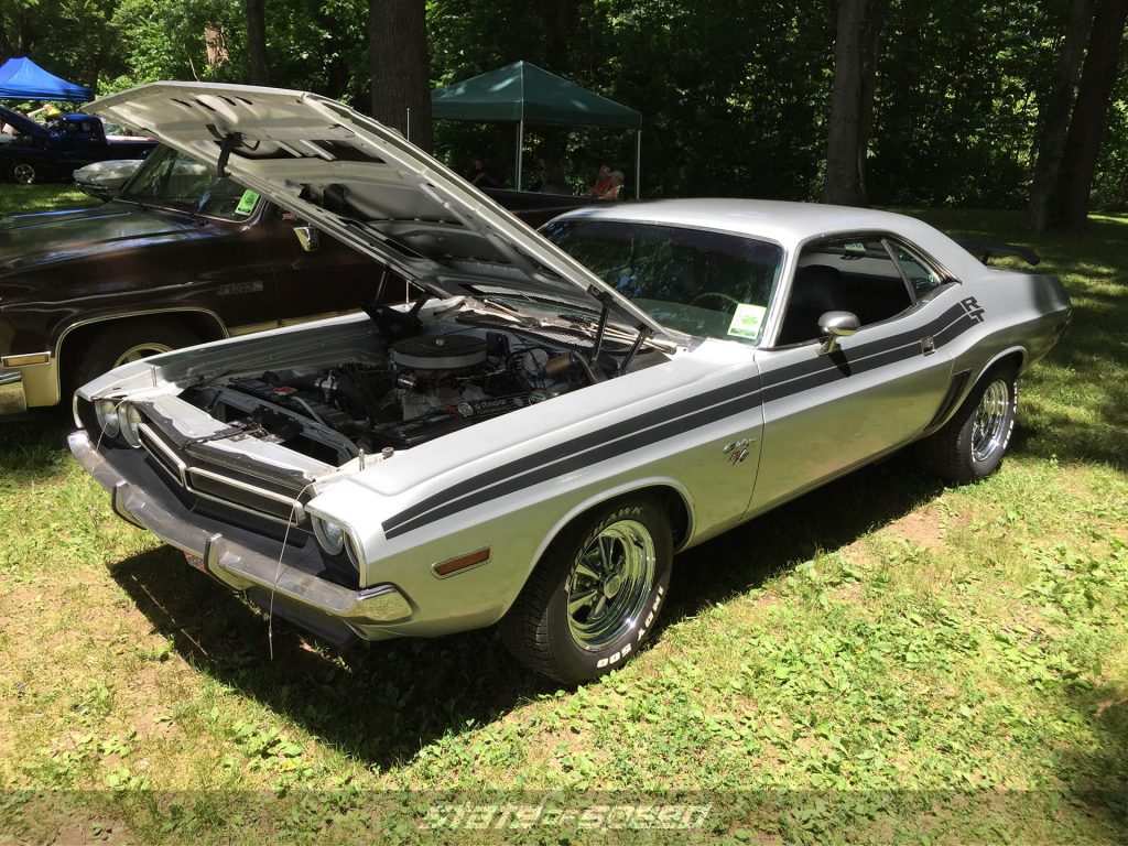 Dodge Challenger at a car show