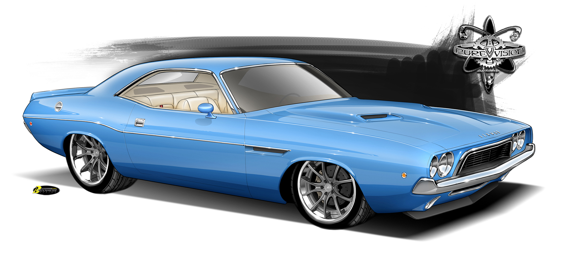 Dodge Challenger Render