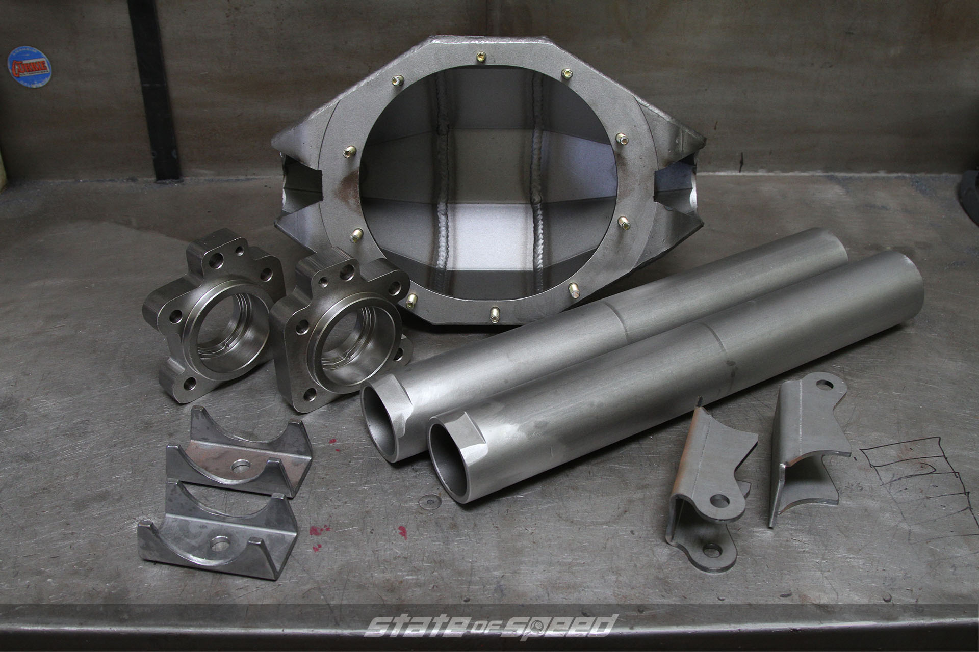 Straight axle pieces