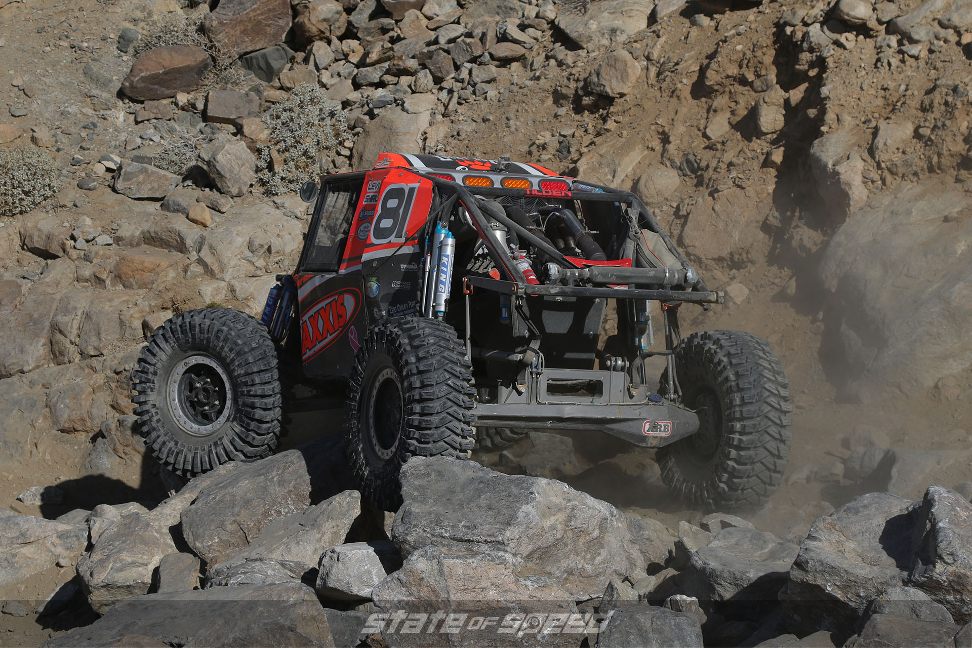 Rock crawling competition vehicle