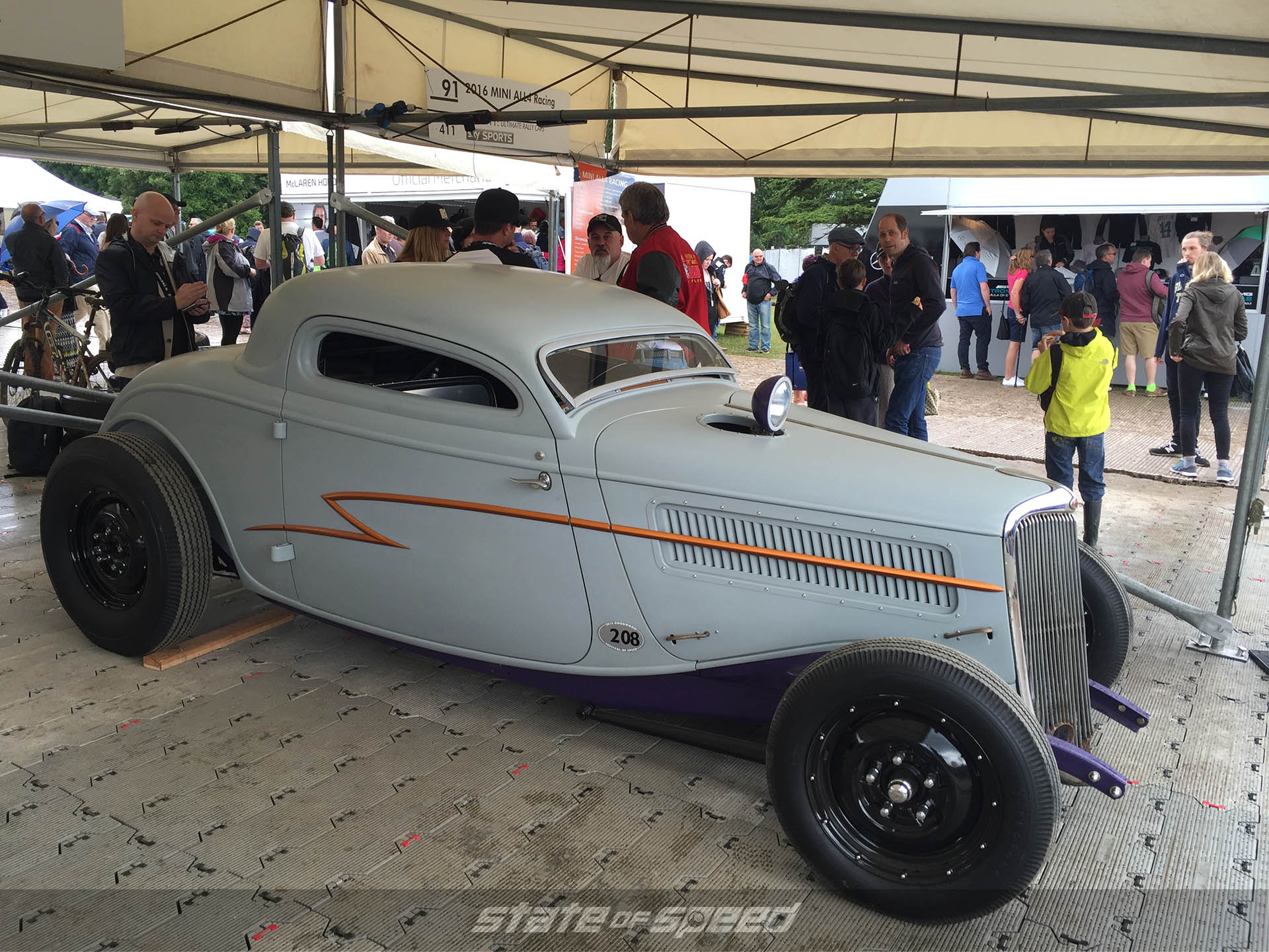 Whiskey Runner Ford Coupe at Goodwood FOS