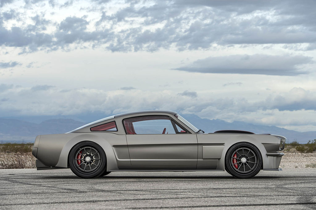 Profile view of the Vicious modified Mustang