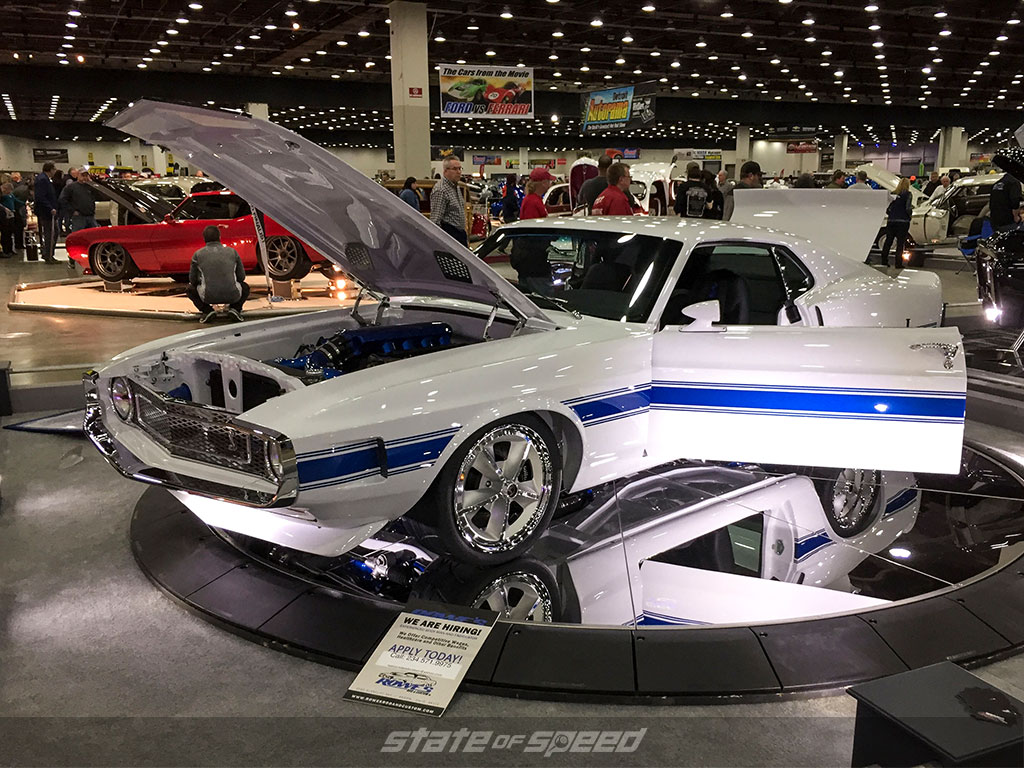 Classic muscle car at Detroit Autorama