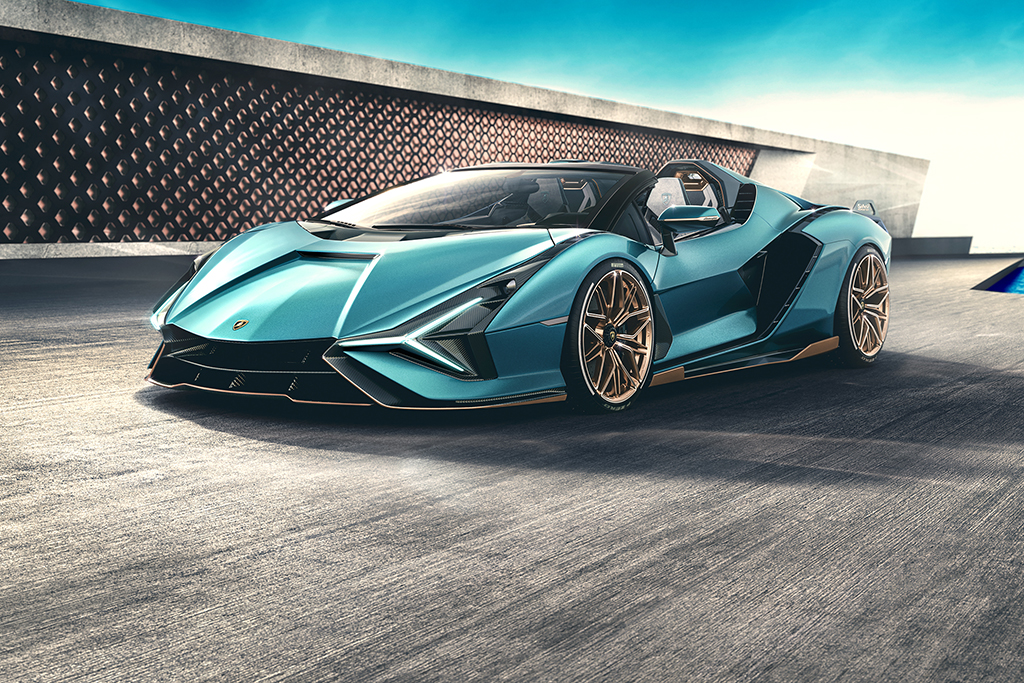 lamborghini sian front shot