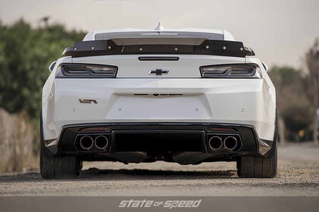 rear of camaro lt1