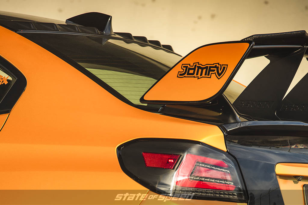 yellow wrx wing