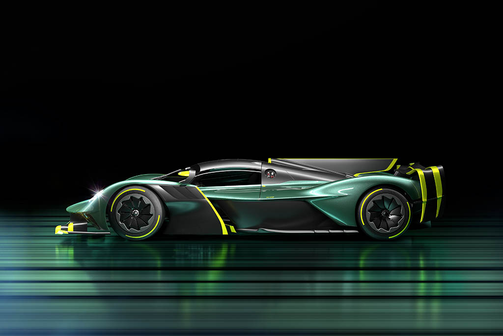 aston martin valkyrie amr profile shot