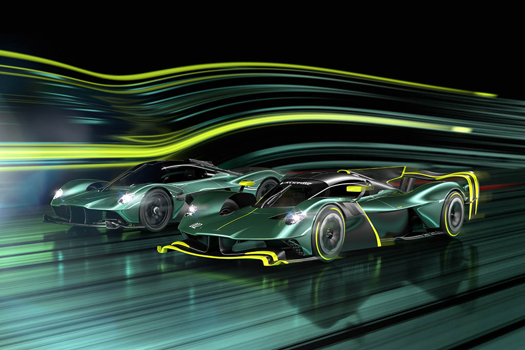aston martin valkyrie and valkyrie amr