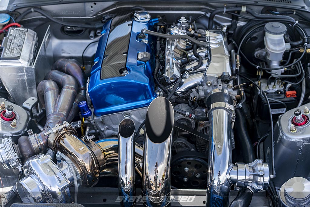 Heavily modified Honda S2000 F22C1 Engine